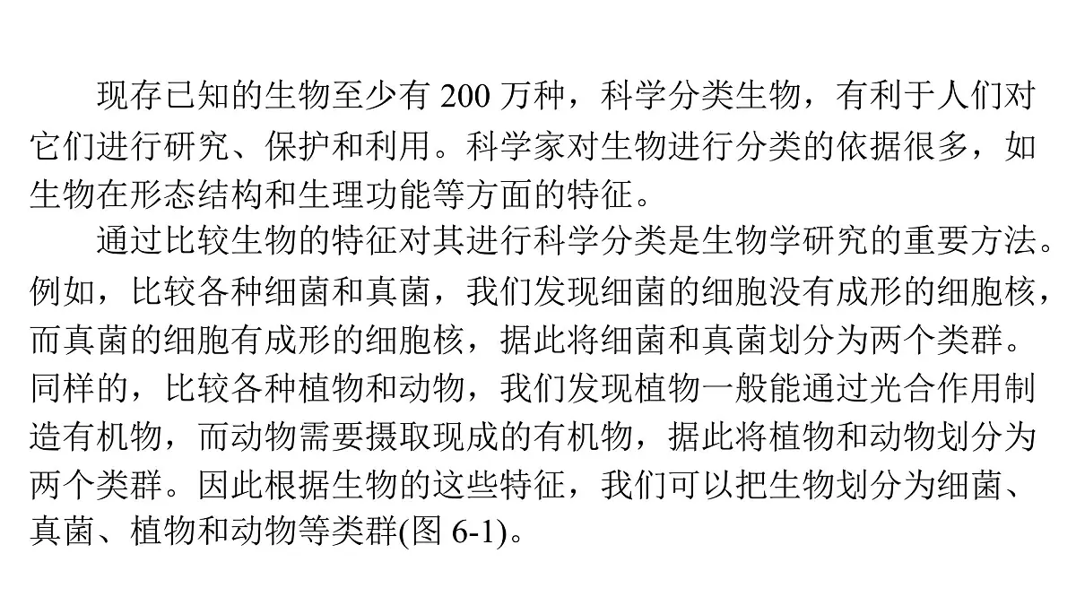 苏教版（2024）生物七年级上册 2.6.1 生物的分类 （课件）第6页