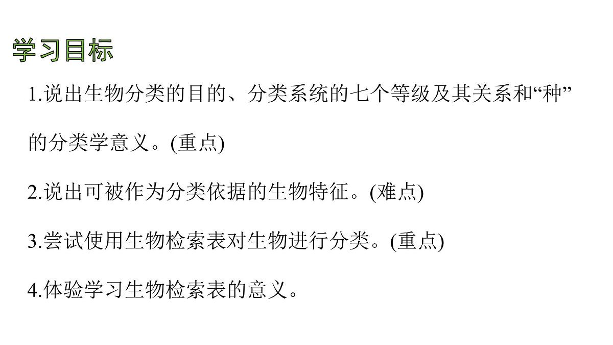 苏科版（2024）生物七年级上册 3.6.2 生物的分类 （课件）第5页
