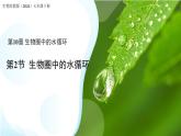 4.10.2 生物圈中的水循環(huán) 課件 生物蘇教版（2024）七年級(jí)下冊(cè)第4單元