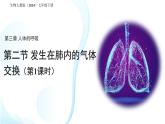4.3.2 發(fā)生在肺內(nèi)的氣體交換 第1課時(shí)課件 生物人教版（2024）七年級(jí)下冊(cè)第四單元