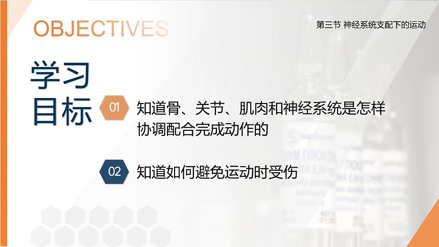2025年秋人教版(2024)生物八年级上册上课课件 第六章第三节《神经系统支配下的运动》第二课时第3页