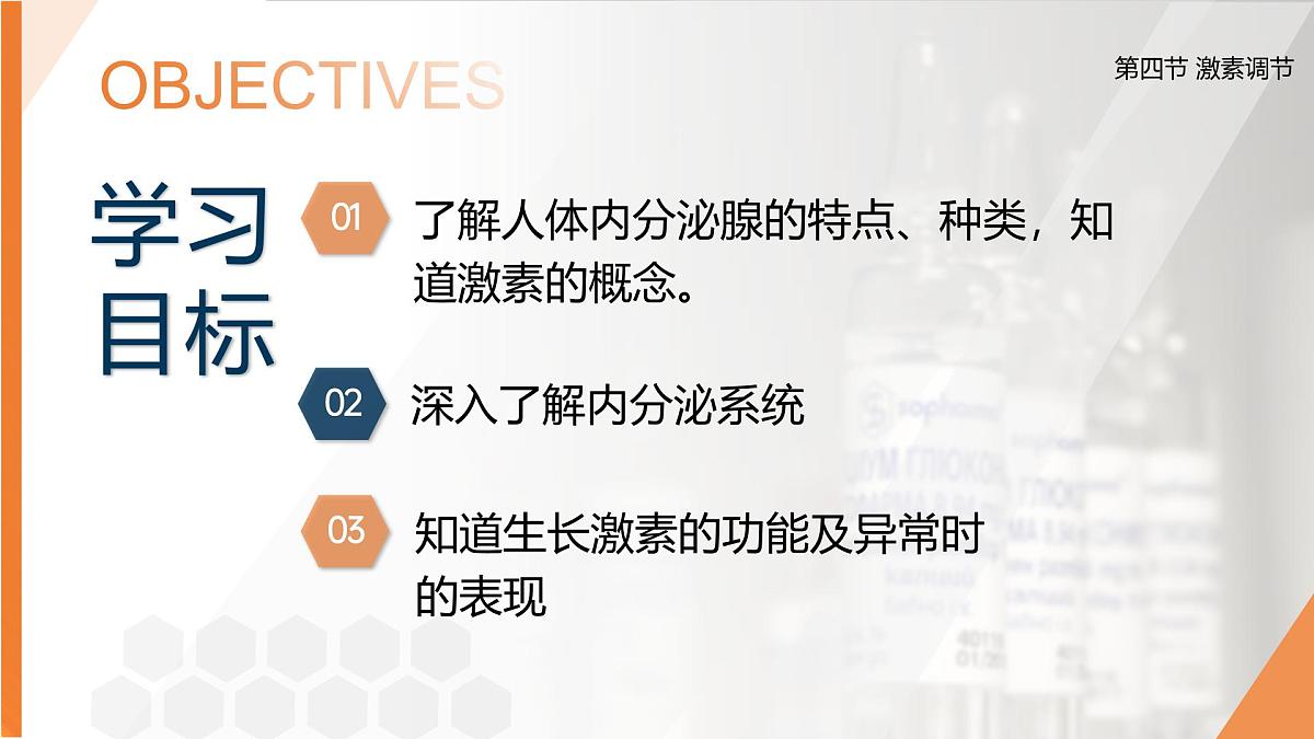 2025年秋人教版(2024)生物八年级上册上课课件 第六章第四节《激素调节》第一课时第3页