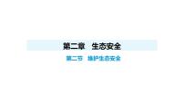 人教版（2024）八年级上册（2024）第二节 维护生态安全课前预习ppt课件