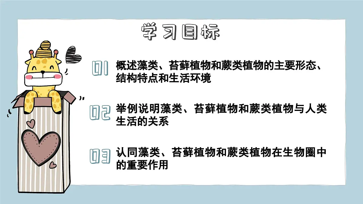 2.1.1藻类与植物的类群（教学课件）——初中生物人教版（2024）七年级上册课件第2页