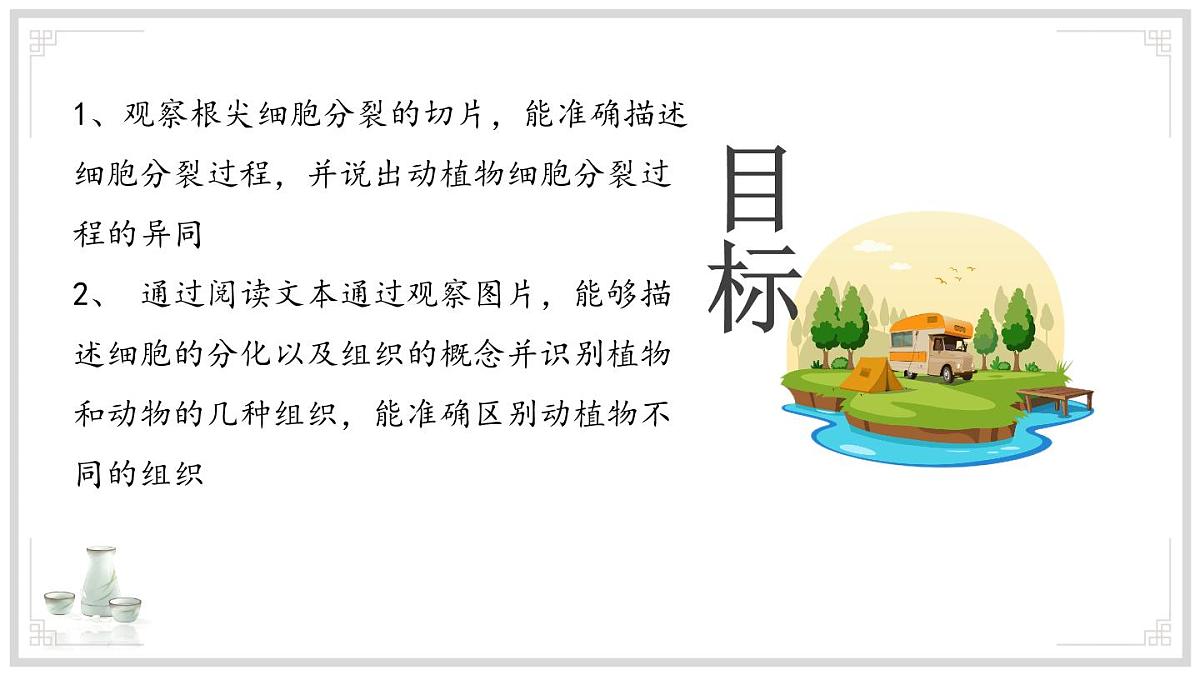 济南版生物（2024）七年级上册 1.2.2 细胞通过分裂和分化形成不同组织 课件第2页