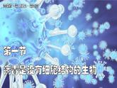 濟南版生物（2024）七年級上冊 2.3.1 病毒是沒有細胞結(jié)構(gòu)的生物-課件