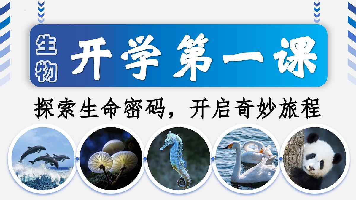 七年级生物秋季开学第一课 课件（人教版2024）第1页