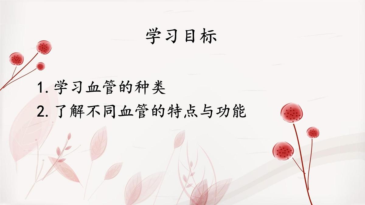 人教版初中生物七下4.4.2 血流的管道──血管课件第3页