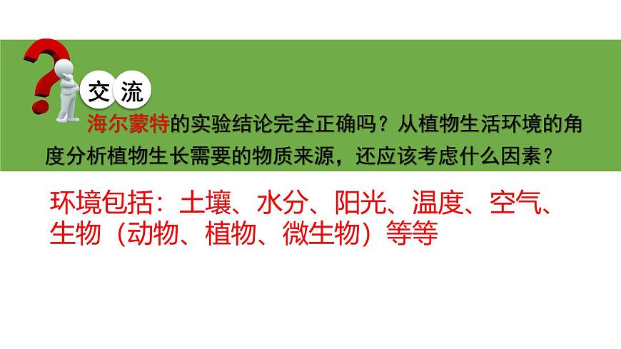 初中生物北师大版七年级上册 3.4.1.1光合作用的探索 课件第7页