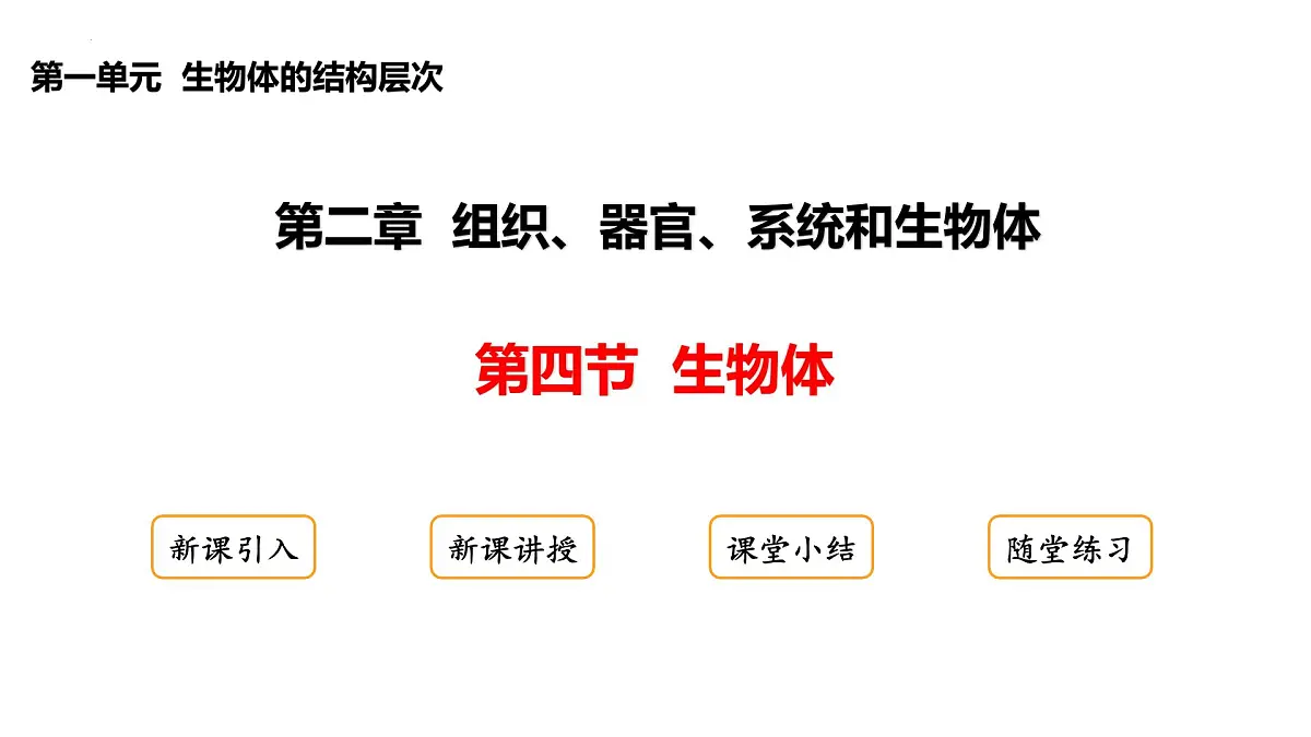 1.2.4+生物体+课件-2025-2026学年冀少版生物七年级上册第1页