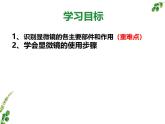 初中  生物  冀少版（2024）  七年級上冊1.1.1 顯微鏡的使用 課件