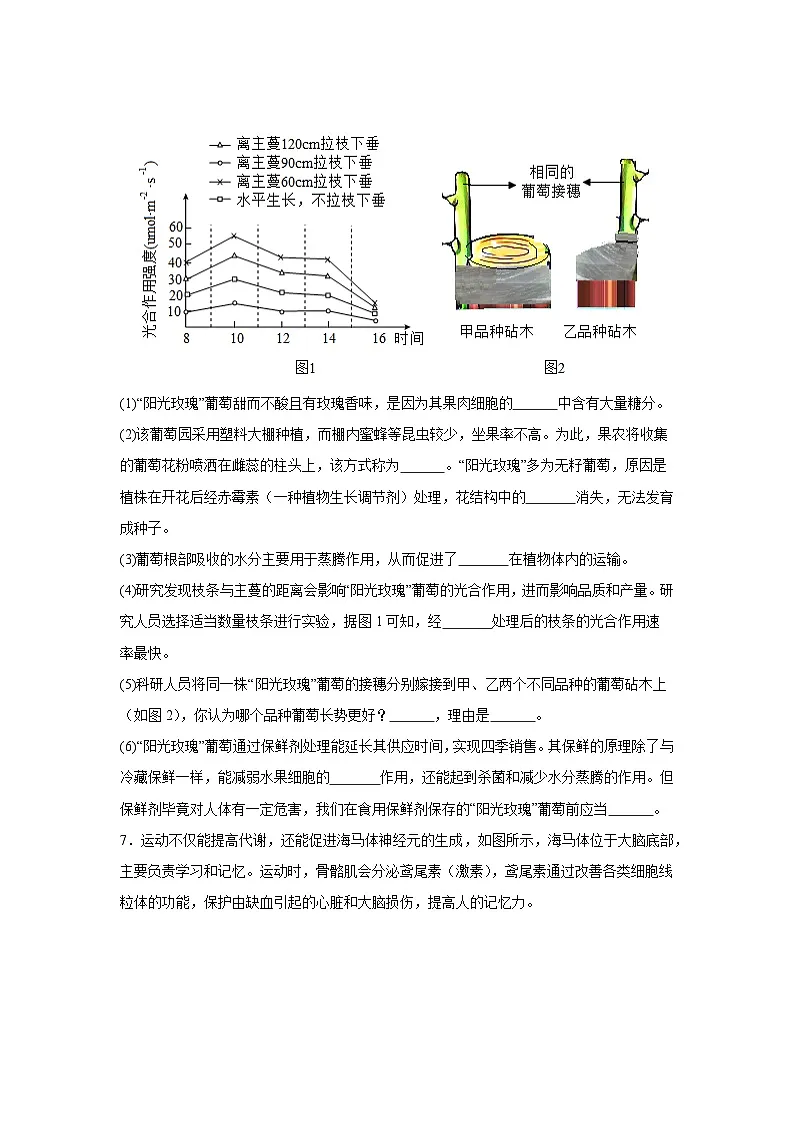 2025年内蒙古自治区中考模拟生物试题（附答案解析）第3页