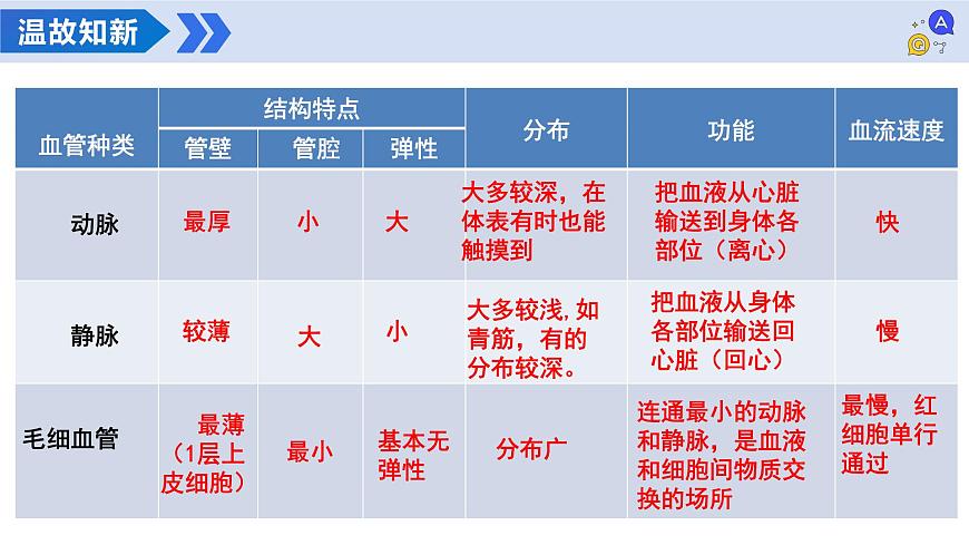 14.2 血管与心脏 第2课时（教学课件）-2025-2026学年八年级生物上册（苏科版2024）第3页
