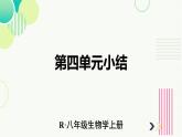 人教版（2024）生物八年年級上冊 第四單元 人體生理與健康（二） 單元小結 （課件）