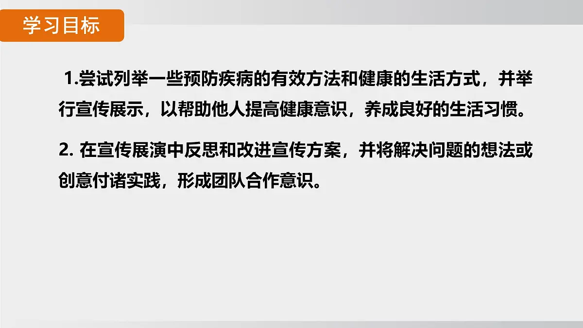 综合实践项目 健康生活宣传展演（课件）2025-2026学年人教版八年级生物上册第2页