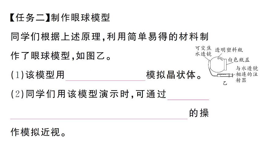 初中生物新人教版八年级上册第四单元第七章综合实践项目 健康生活宣传展演作业课件（含答案）（2025秋）第7页