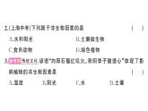 初中生物新人教版八年級(jí)上冊(cè)第五單元第一章第一節(jié) 生物與環(huán)境的相互作用作業(yè)課件（含答案）（2025秋）