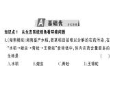 初中生物新人教版八年級上冊第五單元第二章第一節(jié) 分析人類活動(dòng)對生態(tài)環(huán)境的影響作業(yè)課件（含答案）（2025秋）