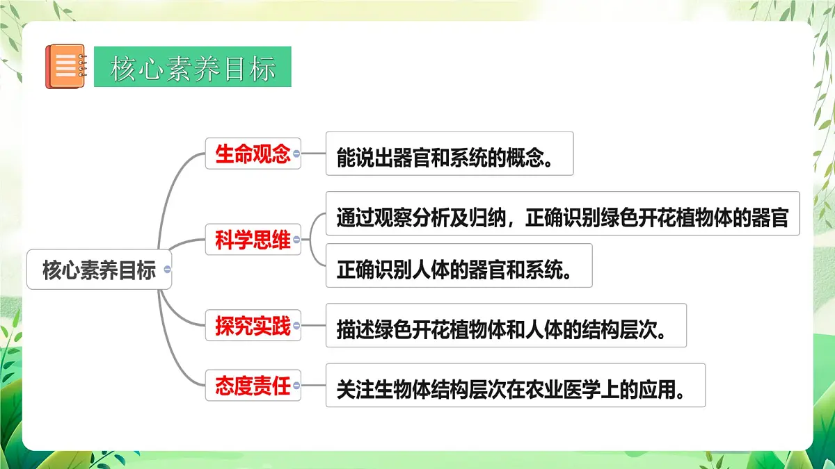 冀少版（2024）生物七上1.2.3 器官和系统 课件第3页