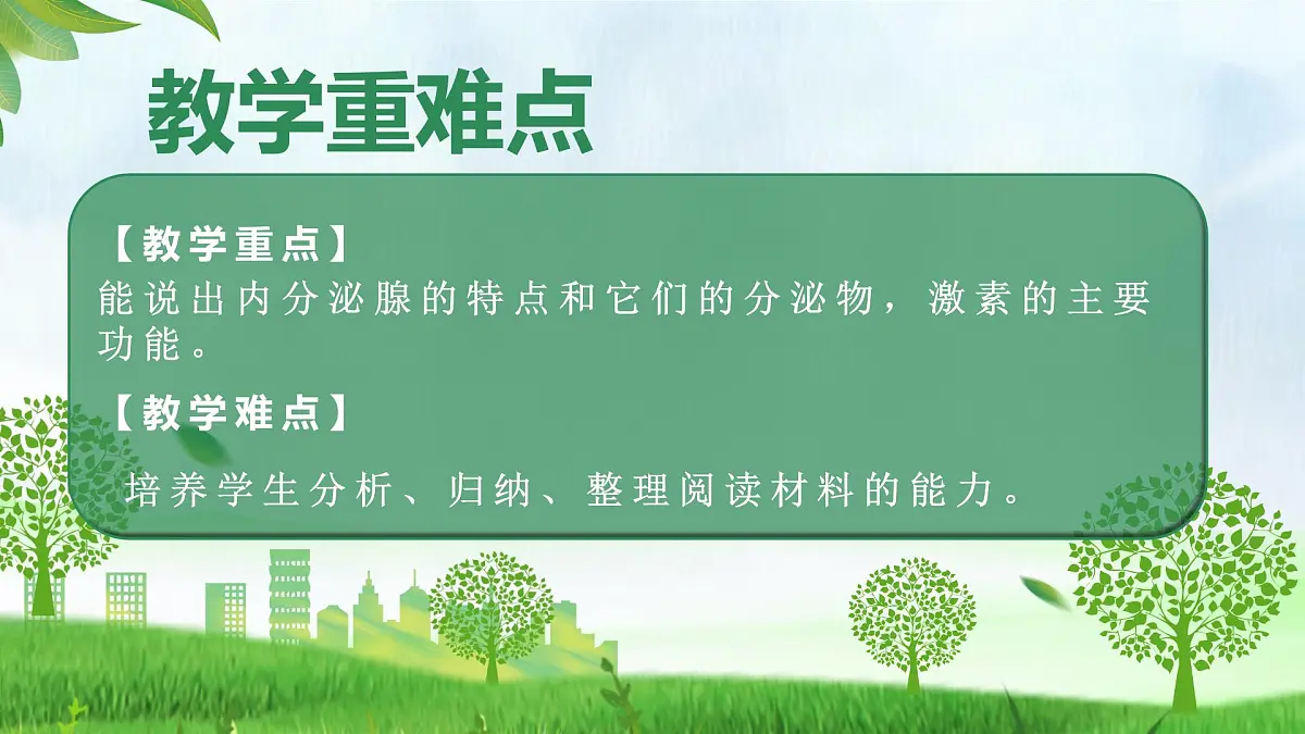 人教版生物八年级上册 4.6.4 激素调节 教学课件第3页