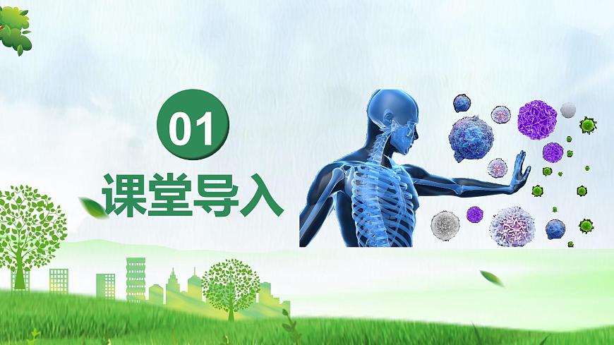 人教版生物八年级上册 4.7.2 免疫与免疫规划 教学课件第4页