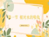 【核心素養(yǎng)目標(biāo)】冀少版初中生物八年級(jí)上冊(cè)5.2.1《根對(duì)水的吸收》課件+教案表格式