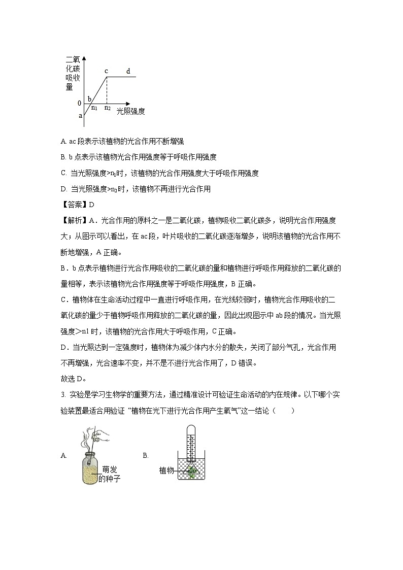 山西省晋中市介休市2024-2025学年七年级下学期期末生物试题（解析版）第2页
