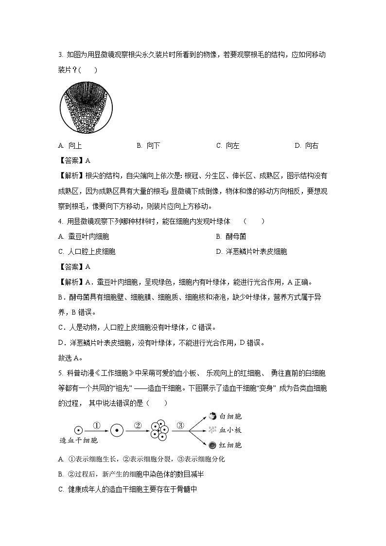 2025年贵州省遵义市校联考中考压轴卷（三）生物试题（解析版）第2页