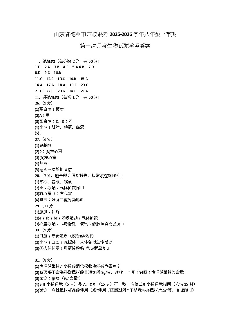 参考答案第1页