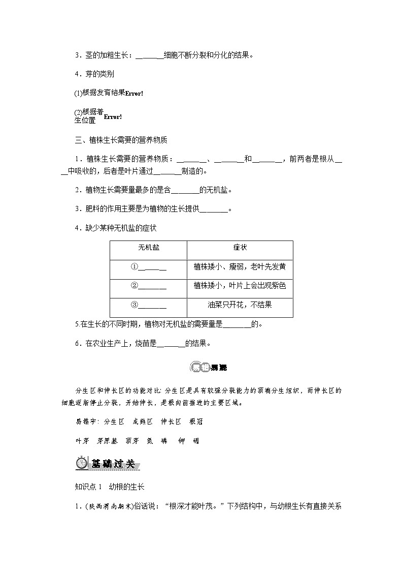 3.1.2　植株的生长 - 学生版第2页