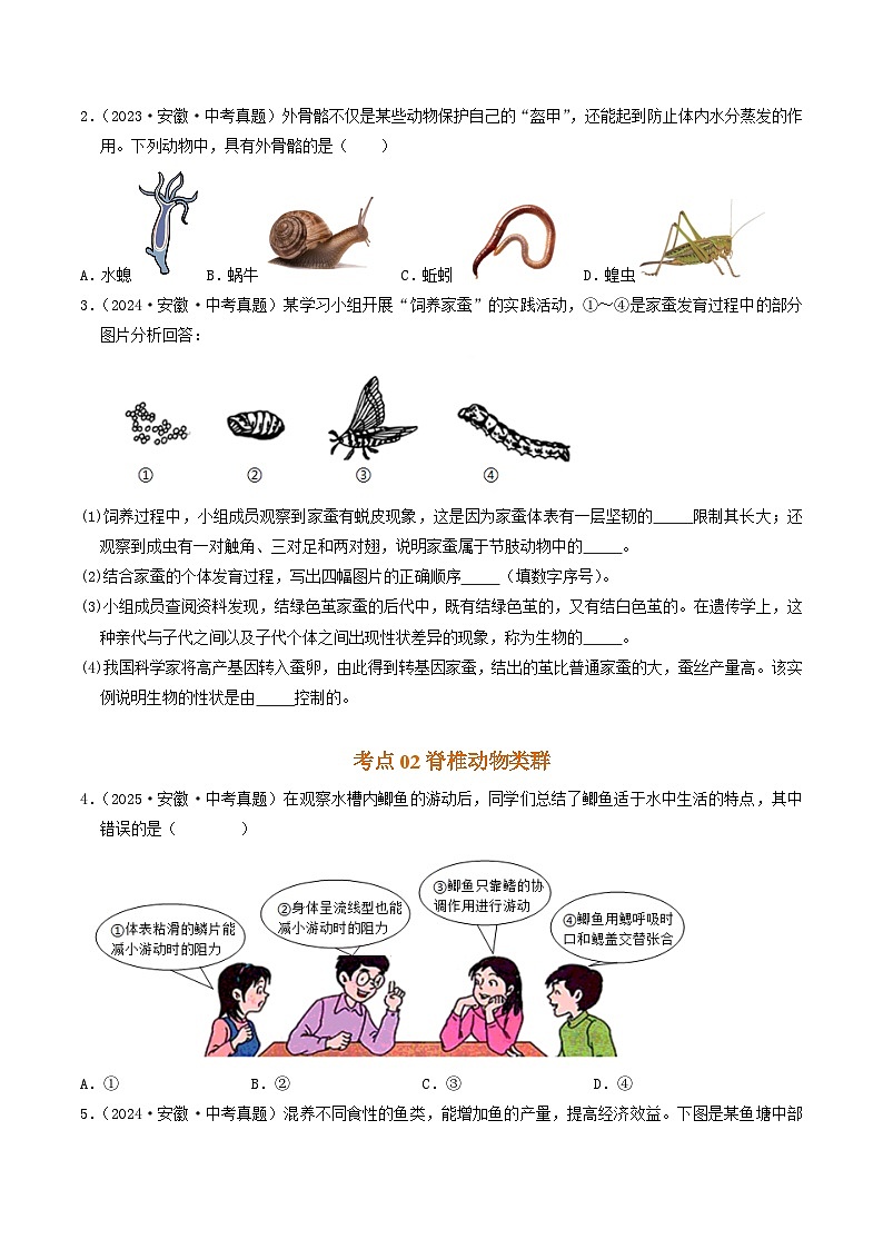 专题06  生物圈中的其他生物（原卷版）第2页