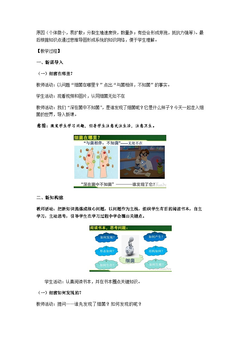人教版初中生物七年级上册（2024）2.3.2 细菌 教案第2页