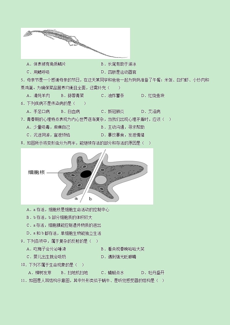 黄金卷04（湖南省卷）（考试版）第2页