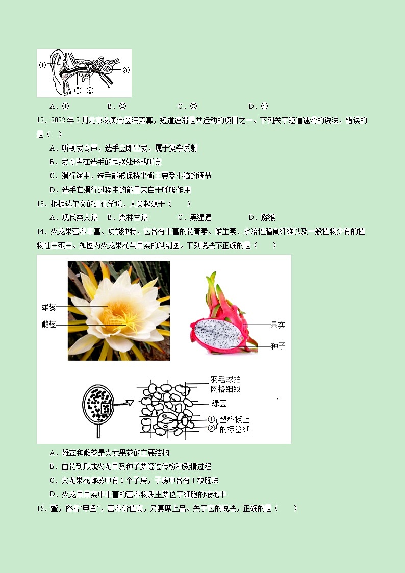 黄金卷04（湖南省卷）（考试版）第3页