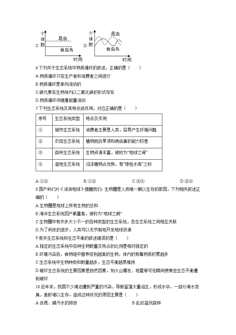 山东省泰安市新泰市2025-2026学年七年级上学期期中生物试卷（学生版）第2页
