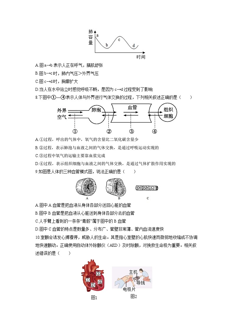 山东省滨州市博兴县教育集团2025-2026学年八年级（五四制）上学期期中生物试卷（学生版）第3页