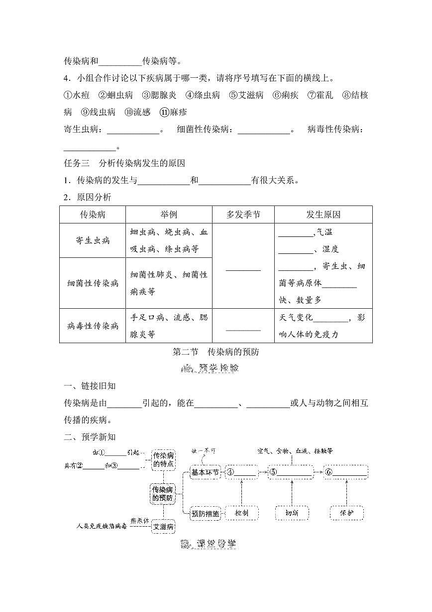 2024版冀少版八年级生物上册期末高频常考核心知识点第2页