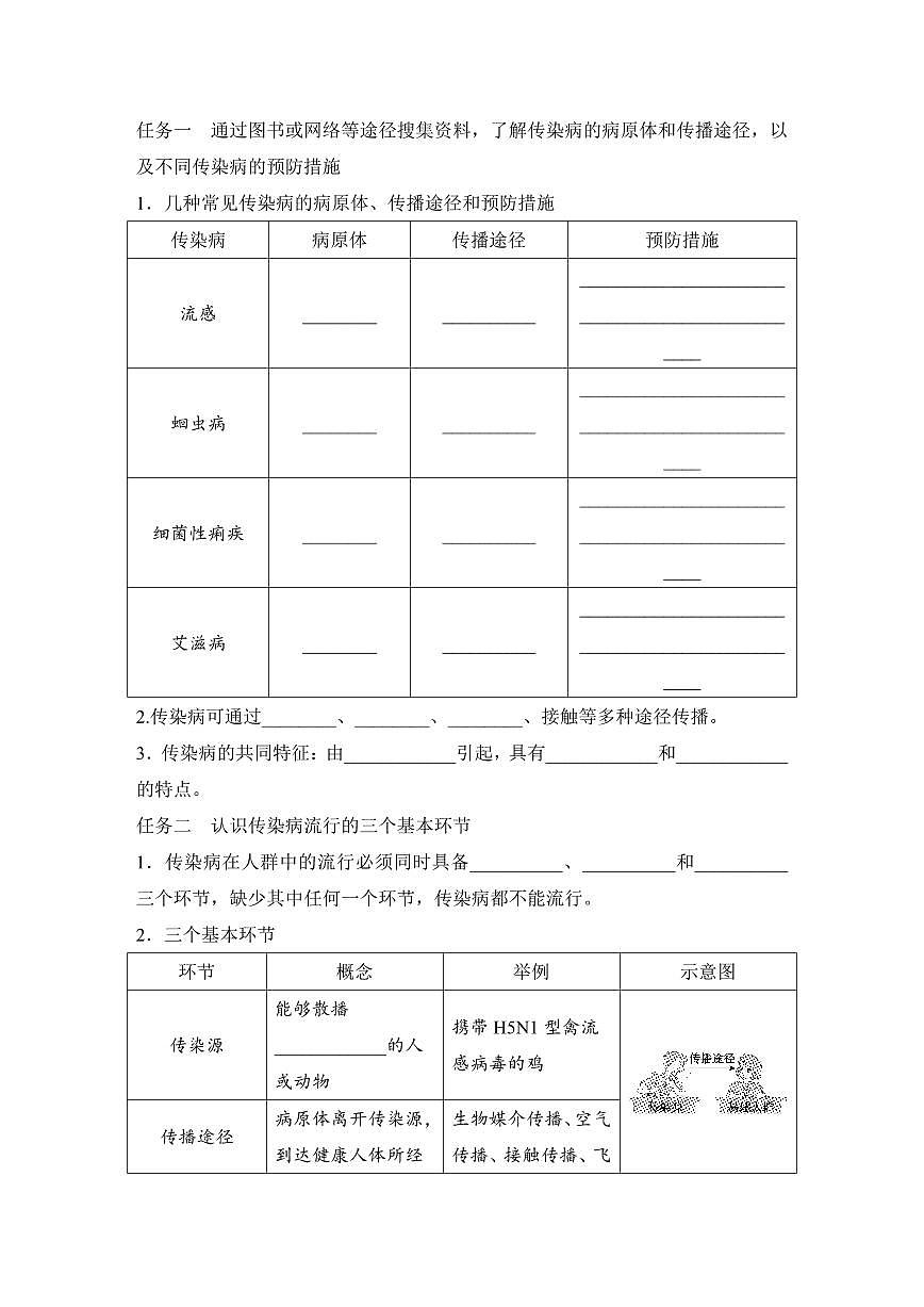 2024版冀少版八年级生物上册期末高频常考核心知识点第3页