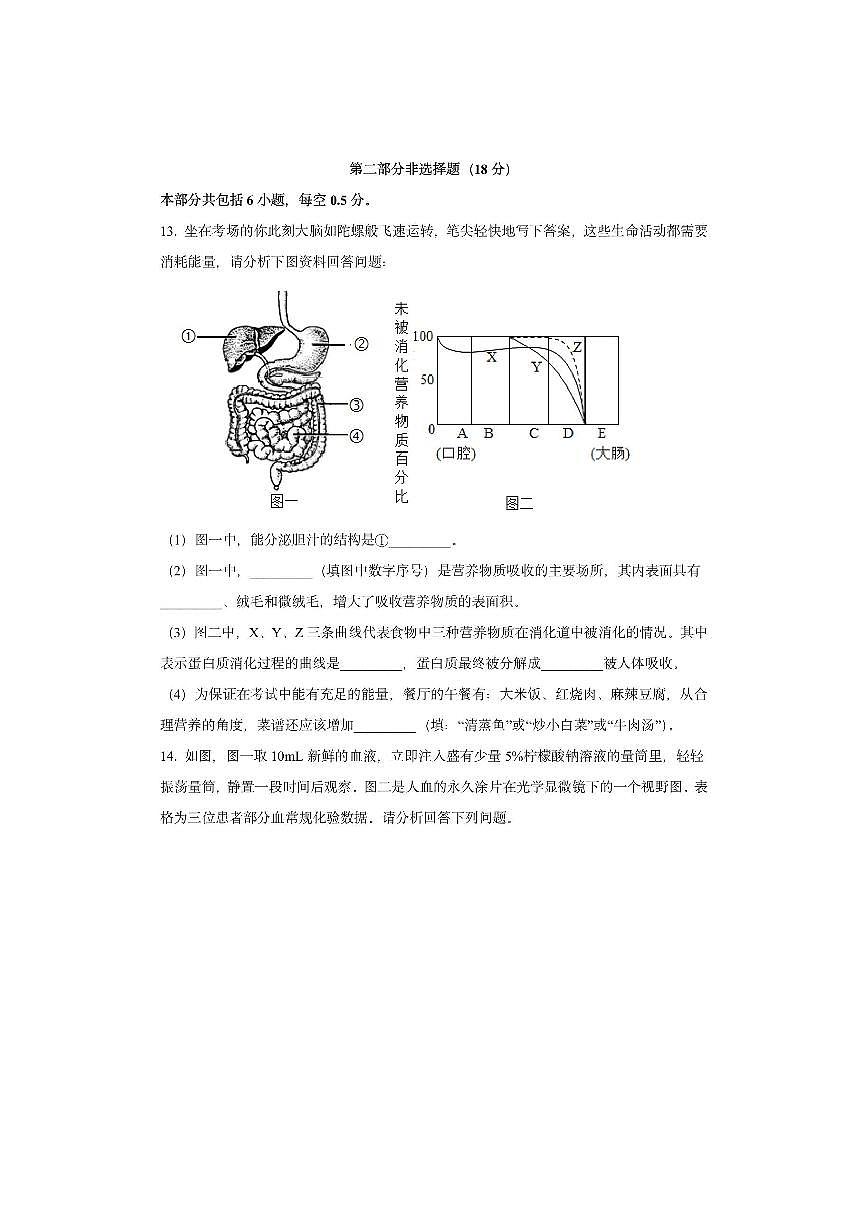 辽宁省沈阳市大东区2025-2026学年八年级上学期期中生物试卷（学生版）第3页