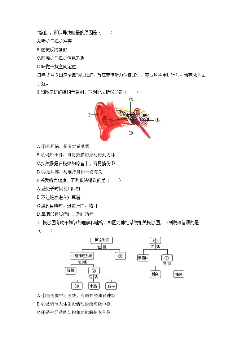 2025-2026学年广东省深圳部分学校八年级上学期期中生物试卷（学生版）第2页