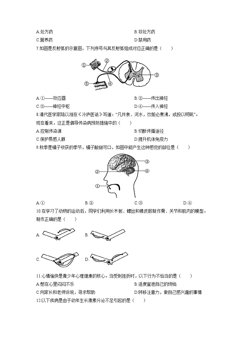 2025-2026学年福建省宁德市八年级上学期期中生物试卷（学生版）第2页