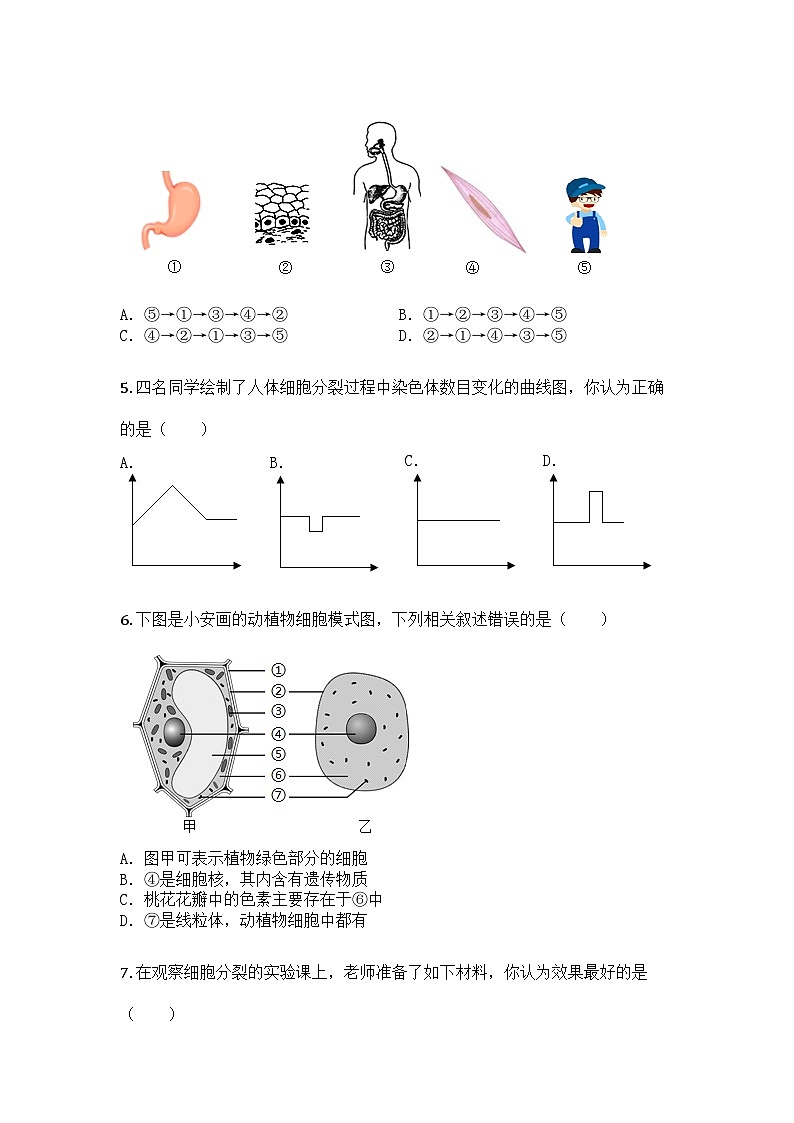 河南省周口市商水县2025-2026学年七年级上学期期中生物学试题第2页