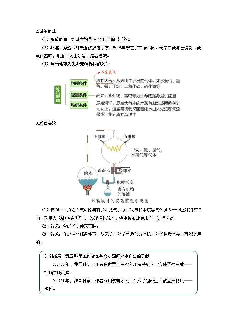 专题19 生物的进化（word）2026年中考生物人教版中考一轮复习讲义知识清单+习题（解析版）第3页