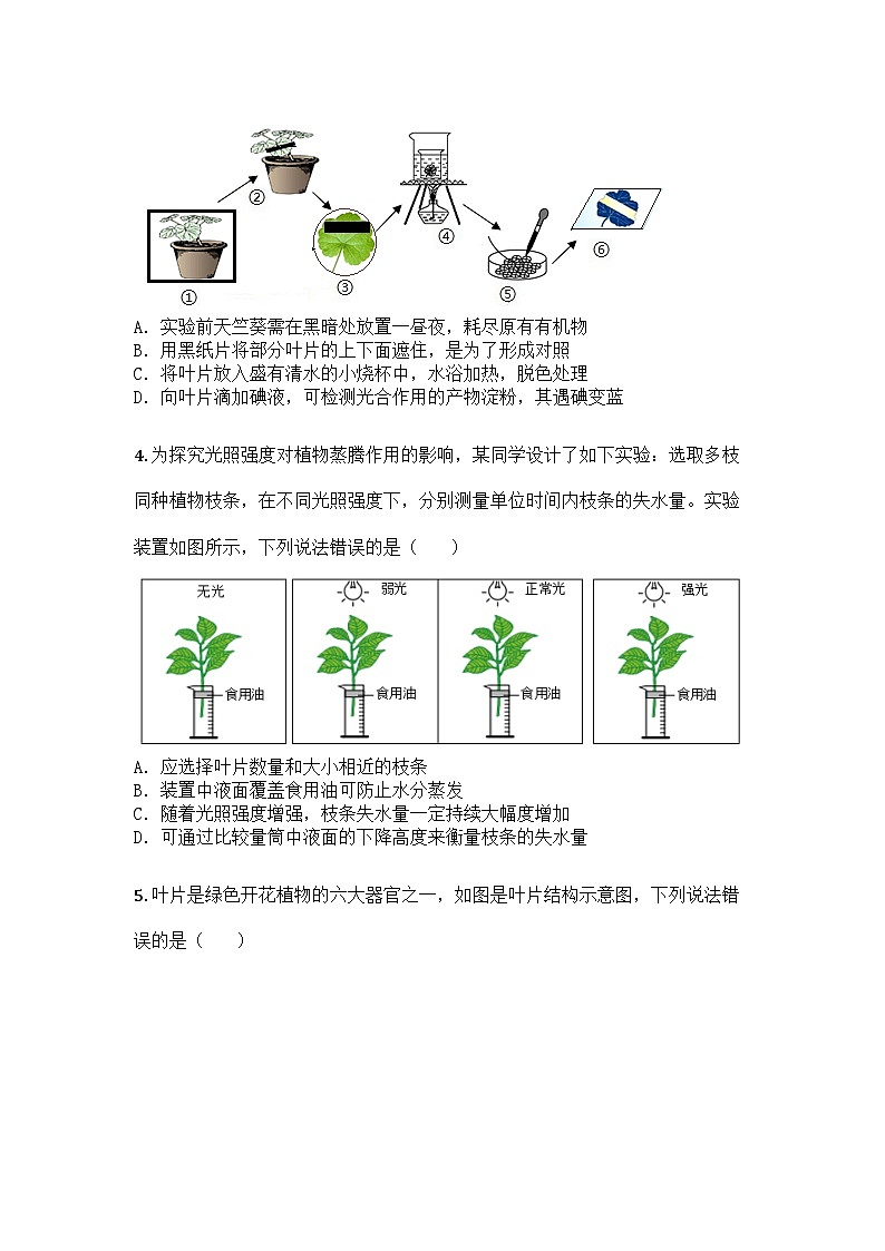 河南省新乡市2024-2025学年七年级下学期期末生物试题第2页