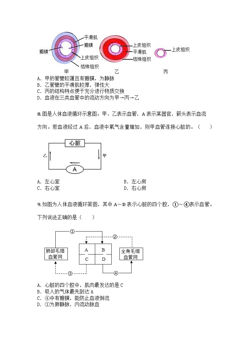 河南省驻马店市驿城区部分初中联考2024-2025学年七年级下学期期末生物试题第3页