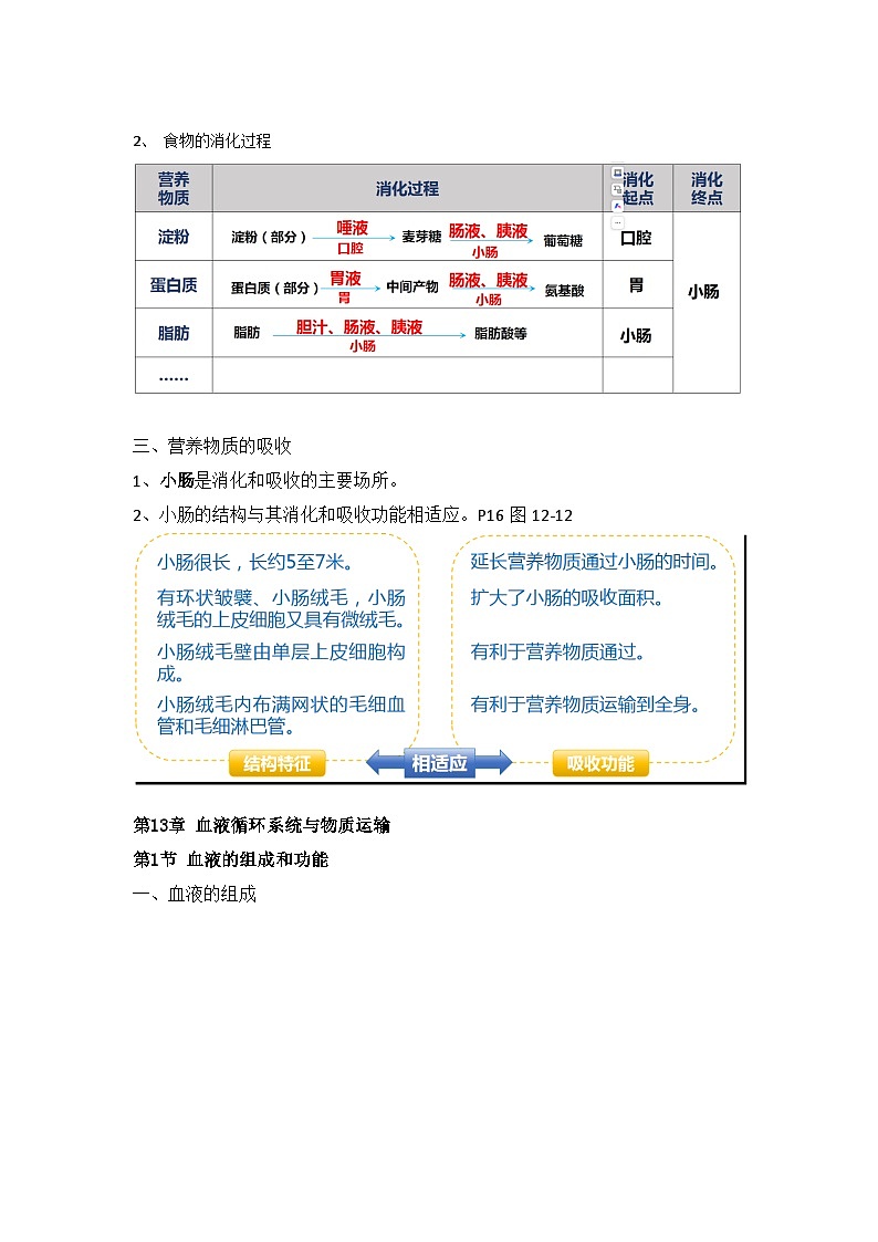 沪教版（2024）八年级上册生物期末复习知识点考点背诵提纲 讲义第2页