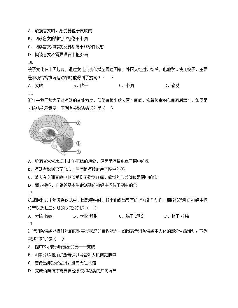 山东省德州市齐河县三校联考2025_2026学年八年级上学期第二次阶段性总结生物试题(文字版含答案)第3页