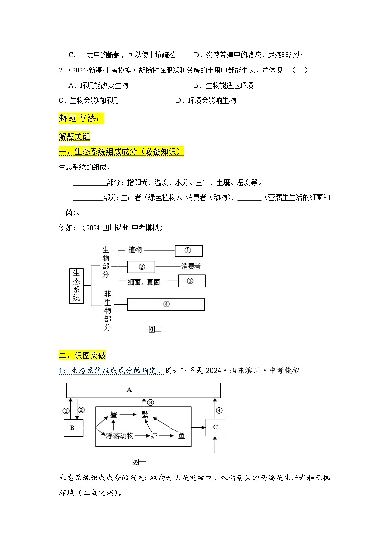 专题01 生物与环境（学生版）第2页