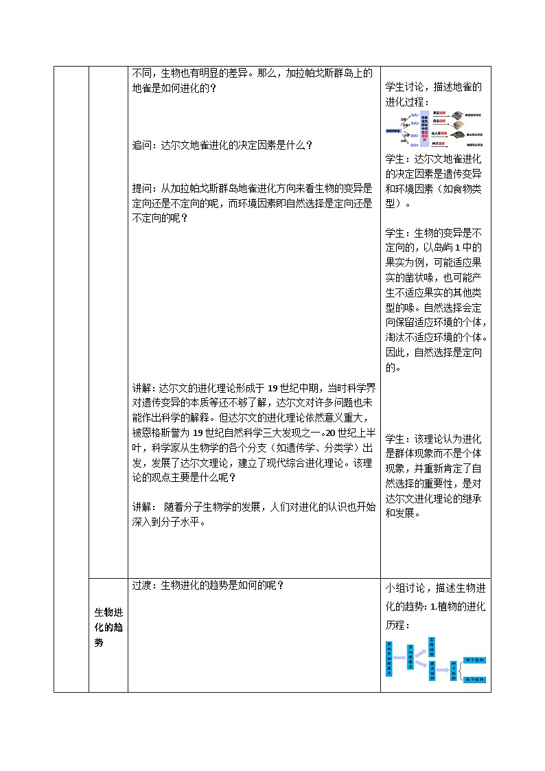 6.21.3 生物进化的理论（教学设计）生物新教材苏教版八年级下册第3页