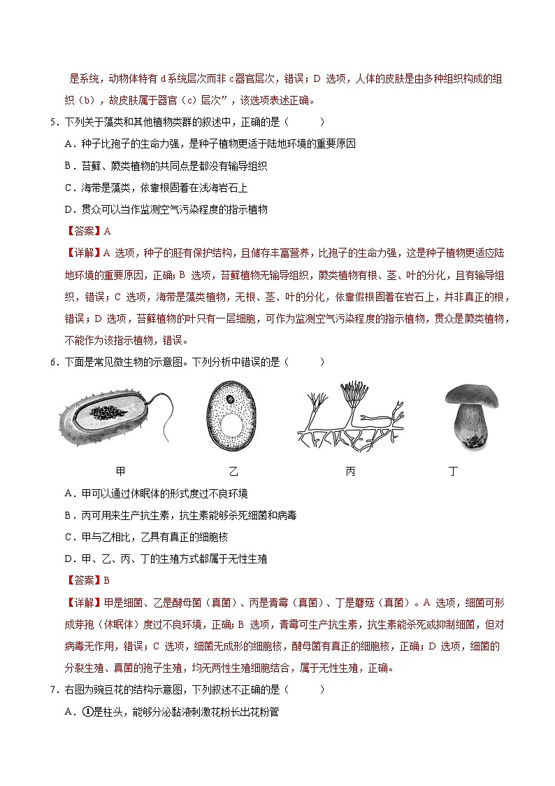 生物一模模拟卷02（江西专用）（全解全析）第3页